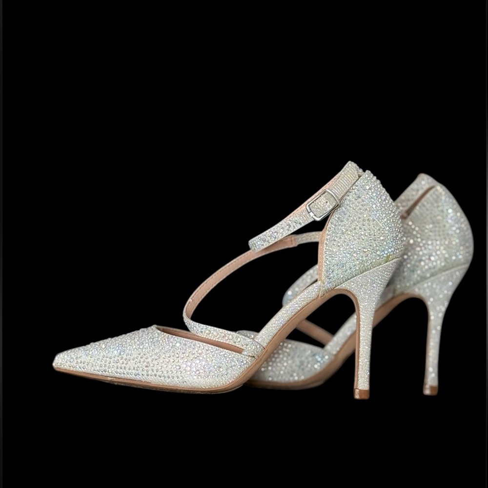 Sparkling Crystal Prom Wedding 3” Heels